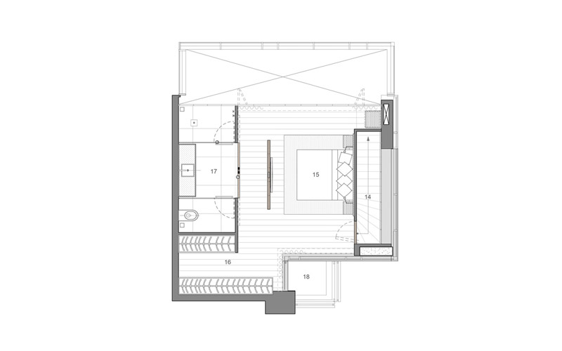 Minimalistyczny apartament wypełniony sztuką