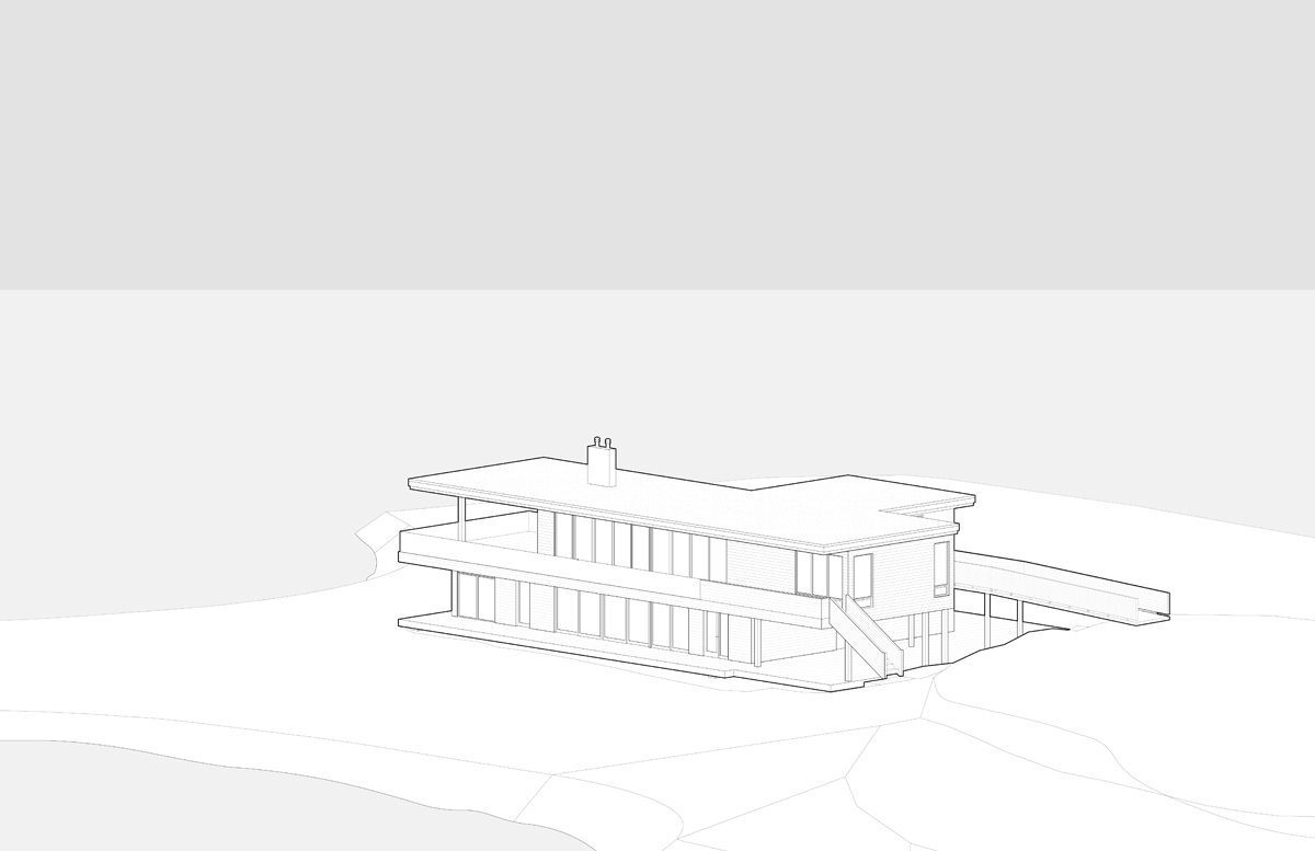 Dom nad jeziorem. Całoroczna przystań dla pary kochającej naturę.