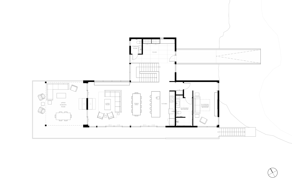 Dom nad jeziorem. Całoroczna przystań dla pary kochającej naturę.