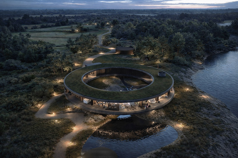 Architektura, która odwraca zwyczajowe myślenie o domu i jego otoczeniu