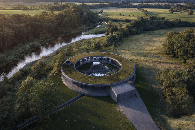 Architektura, która odwraca zwyczajowe myślenie o domu i jego otoczeniu