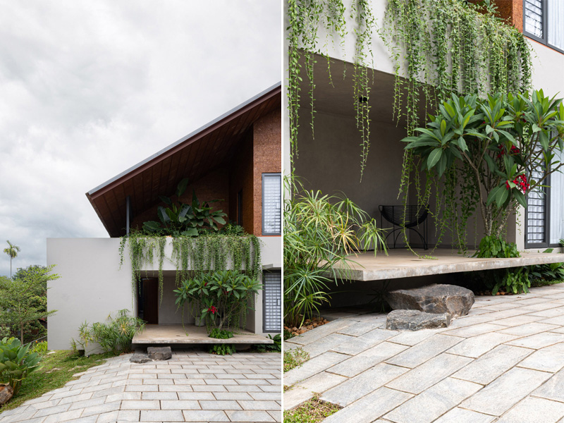 Dom w Kannur – prostota i powściągliwość w harmonii z naturalnym otoczeniem