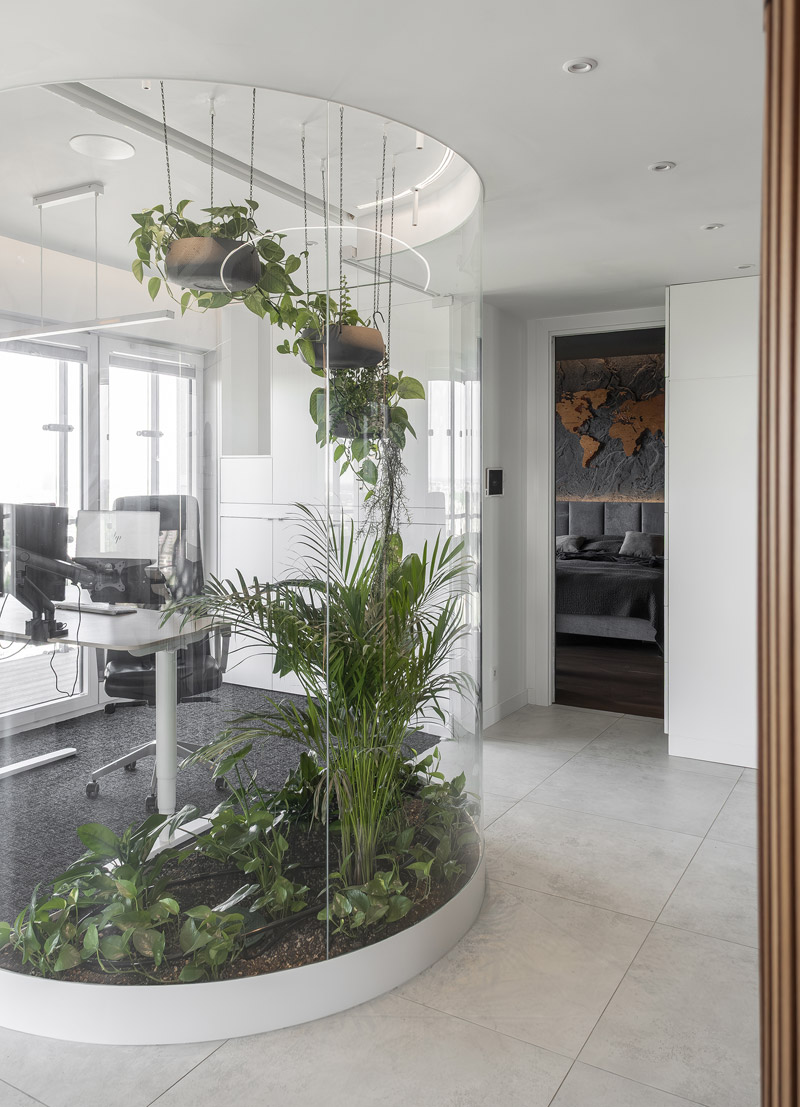 Apartament z palmiarnią