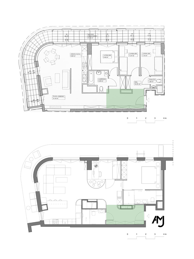 Apartament z palmiarnią