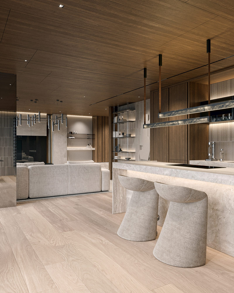 Eleganckie, ponadczasowe wnętrza apartamentu