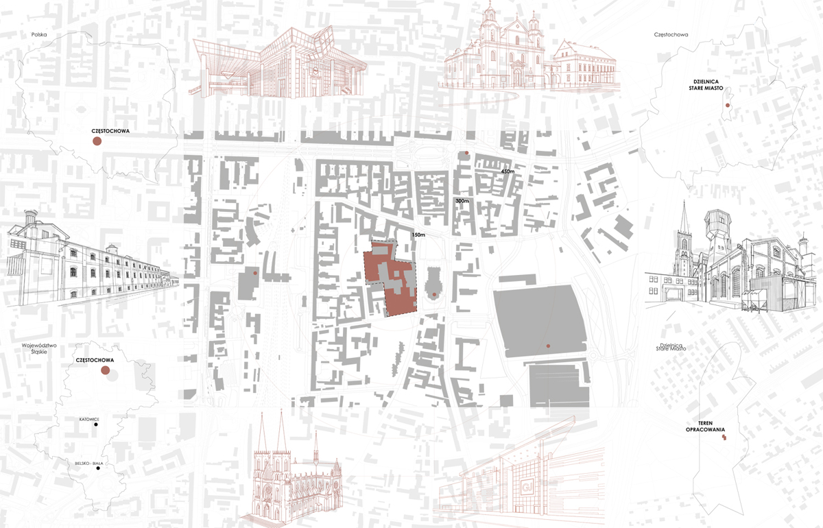 Dyplomy architektury: Koncepcja rewitalizacji zespołu dawnego browaru Kmicic w Częstochowie