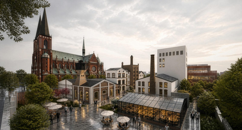 Dyplomy architektury: Koncepcja rewitalizacji zespołu dawnego browaru Kmicic w Częstochowie