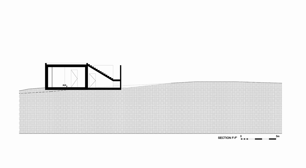 Minimalistyczny, prosty dom w krajobrazie Alentejo