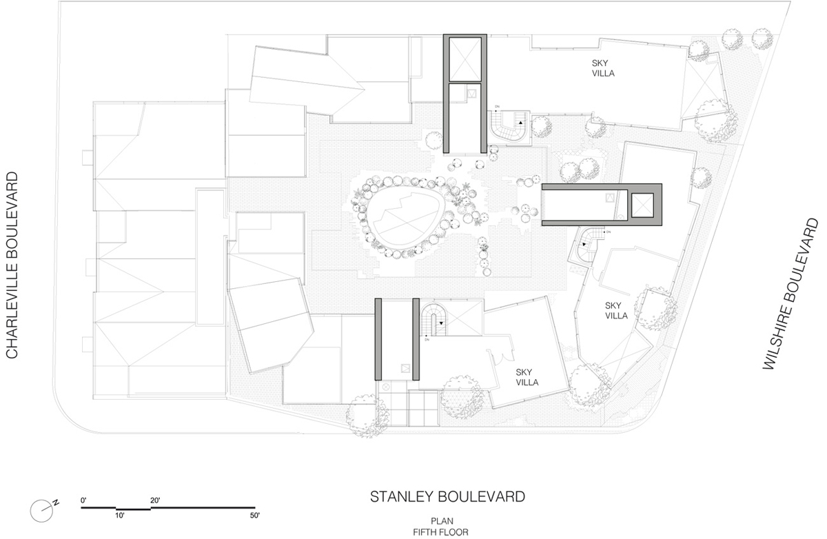 Nietypowy kompleks mieszkalny w Beverly Hills