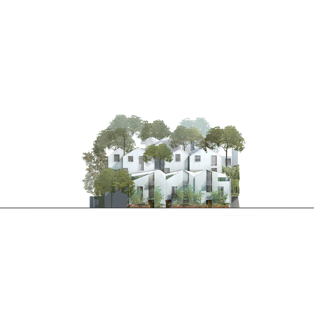 Nietypowy kompleks mieszkalny w Beverly Hills