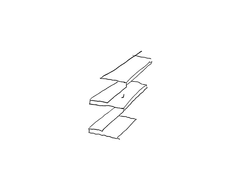 Minimalistyczny dom na zboczu