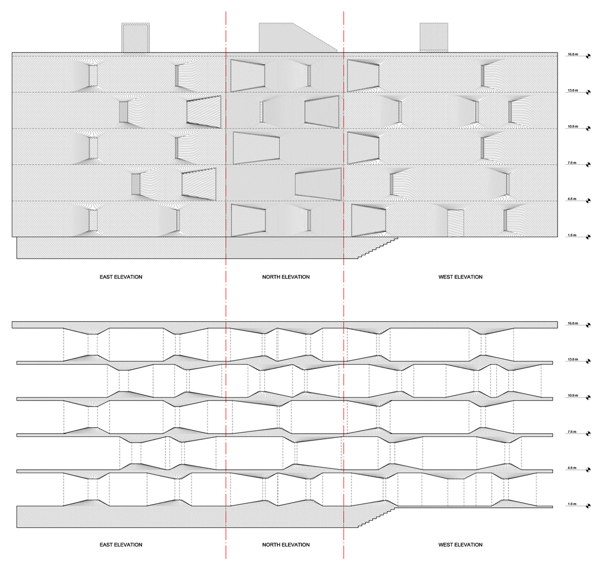 Betonowy apartamentowiec w Meksyku