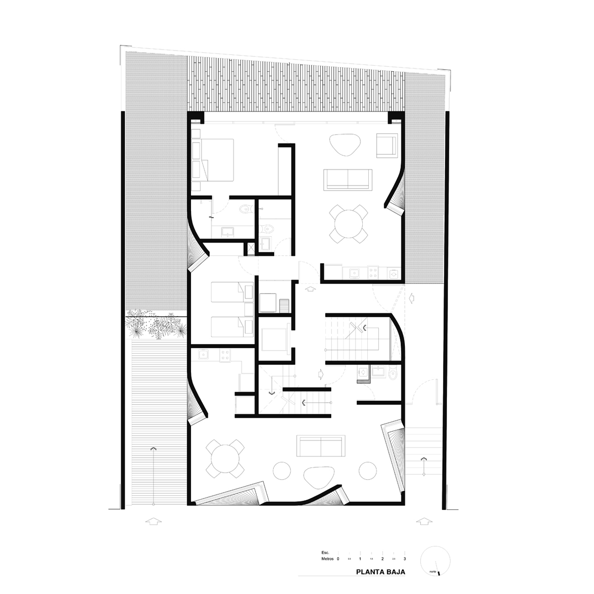 Betonowy apartamentowiec w Meksyku