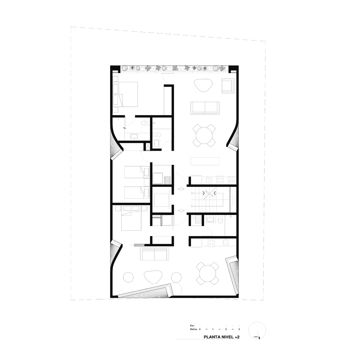Betonowy apartamentowiec w Meksyku