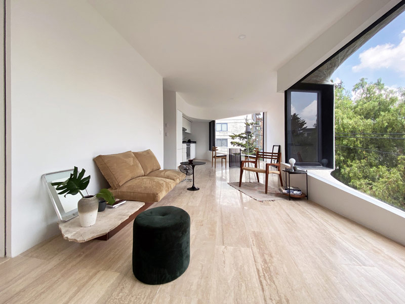 Betonowy apartamentowiec w Meksyku