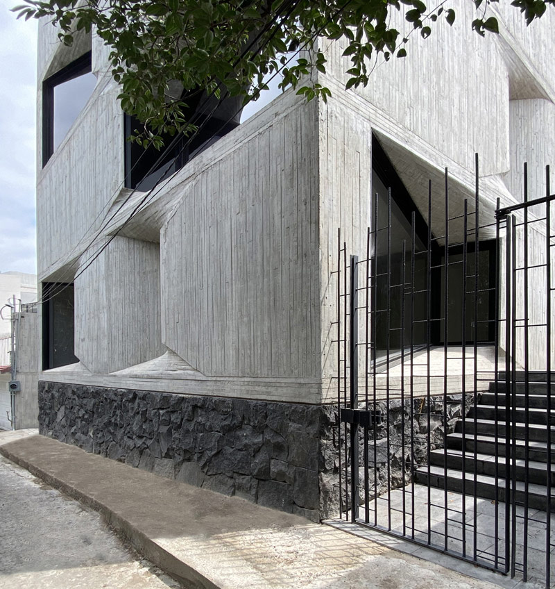 Betonowy apartamentowiec w Meksyku