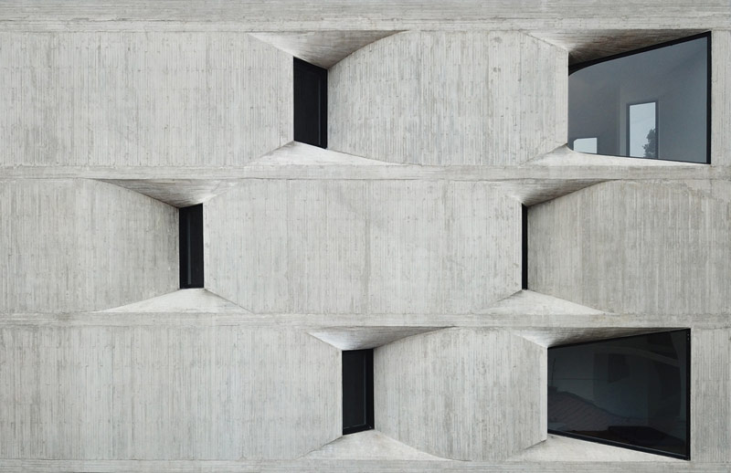 Betonowy apartamentowiec w Meksyku