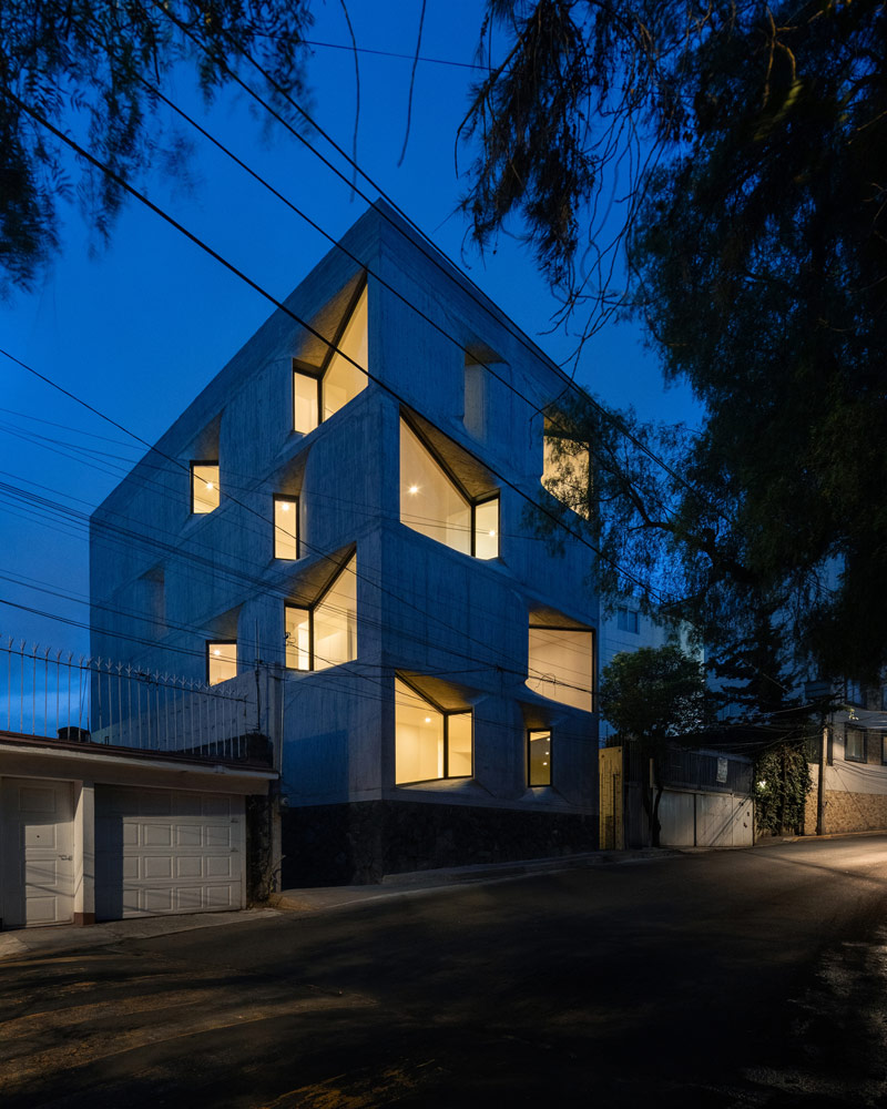 Betonowy apartamentowiec w Meksyku