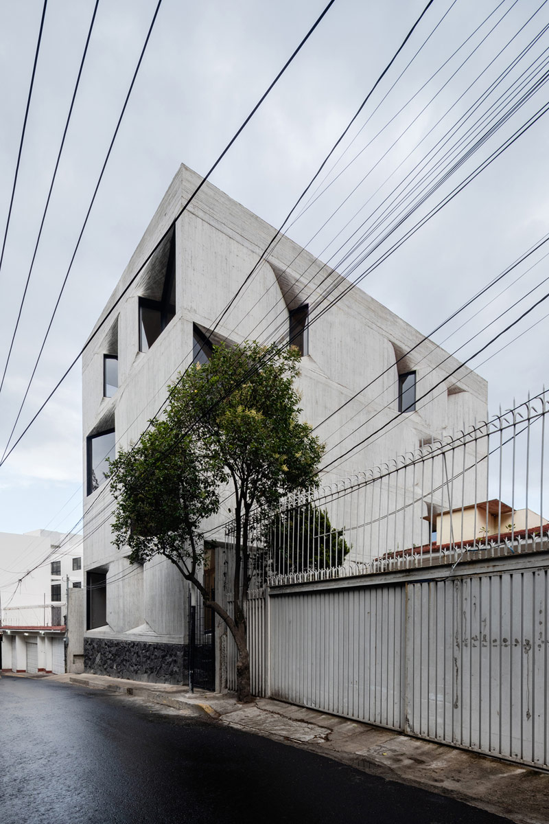 Betonowy apartamentowiec w Meksyku